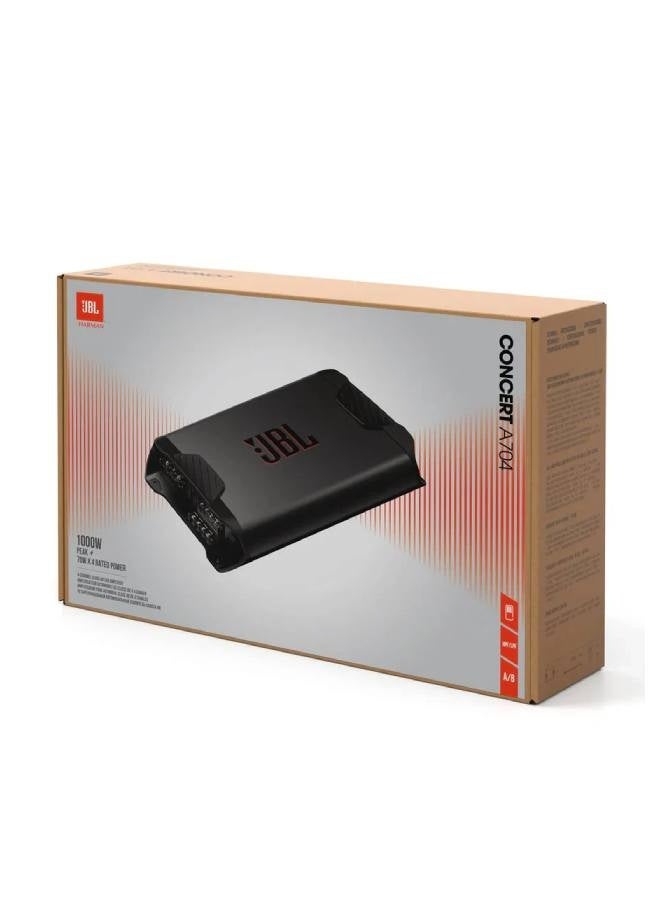JBL JBL CONCERT A704 - 4-Channel Car Amplifier - Peak Power 1000W - Image 2