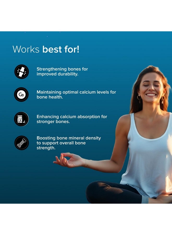 GNC Calcium Plus 1000mg with Magnesium and Vitamin D3 | Supports Strong Bones | Healthy Calcium Levels & Improved Absorption | Promotes Bone Mineral Density | Overall Bone Health| 60 Tablets - Image 4