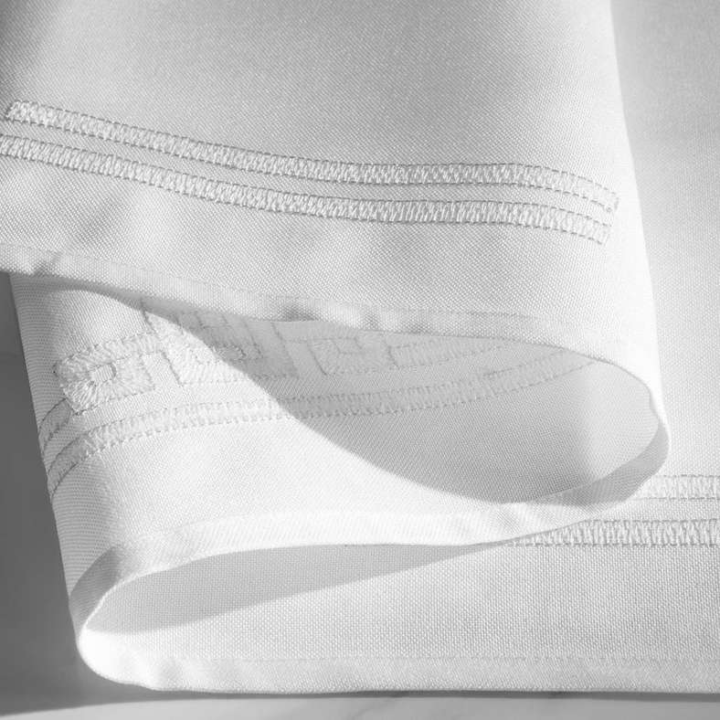 Pan Home Embroidered Table Runner 33x120cm - White - Image 3