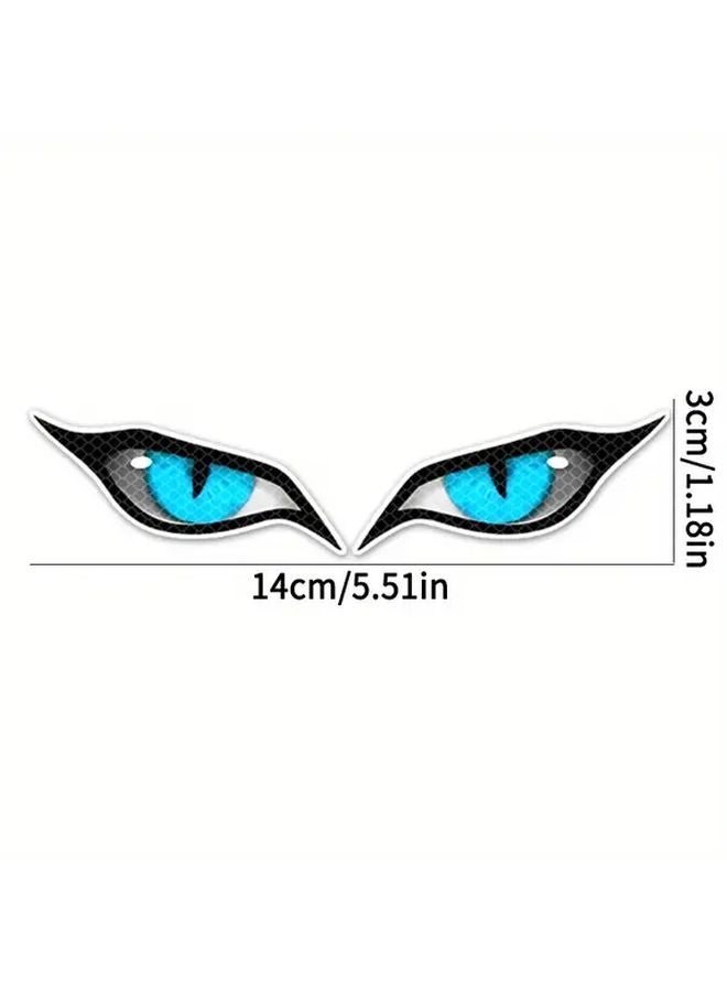 Red Reflective Motorcycle Decals 5 51x1 18 Inch Safety Stickers Waterproof Sun Resistant - Image 2