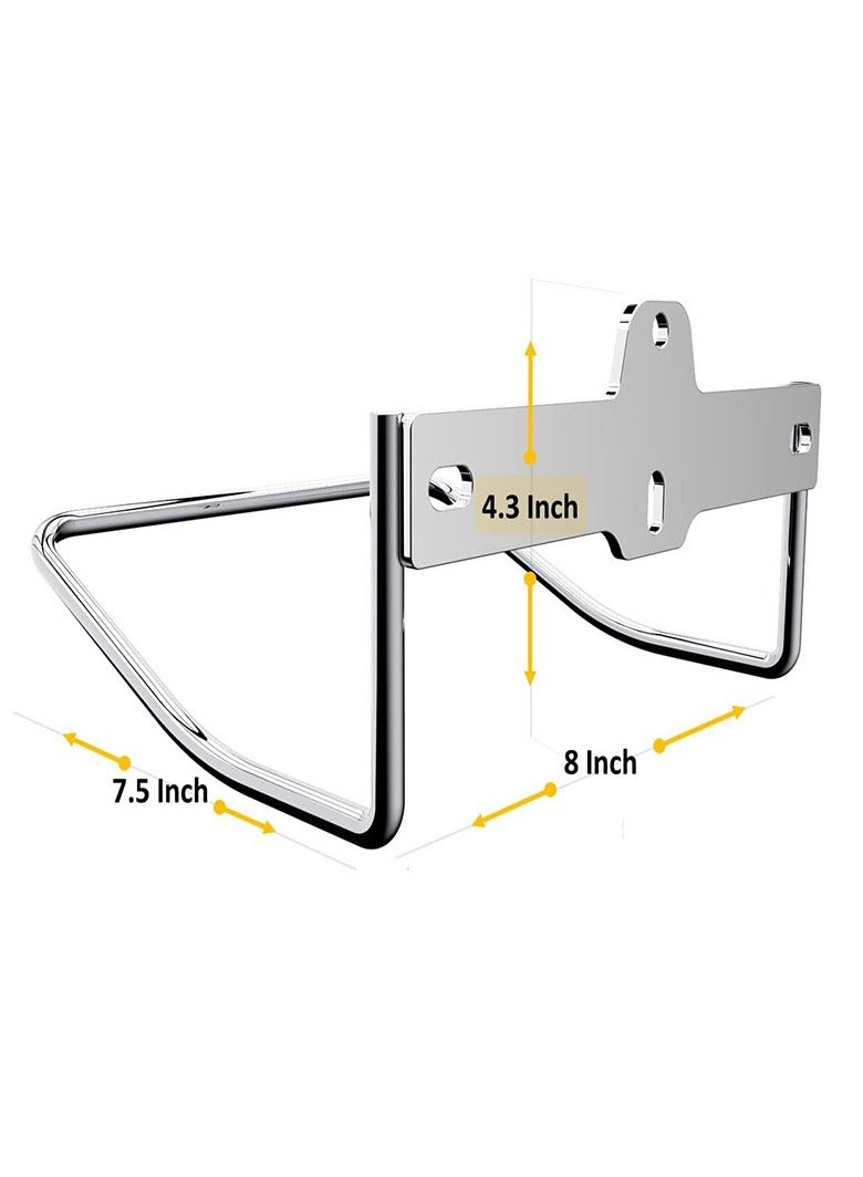 general Stainless steel ladder wall-mounted rack garage wall ladder bracket suitable for multifunctional ladder racks in garages and gardens - Image 5