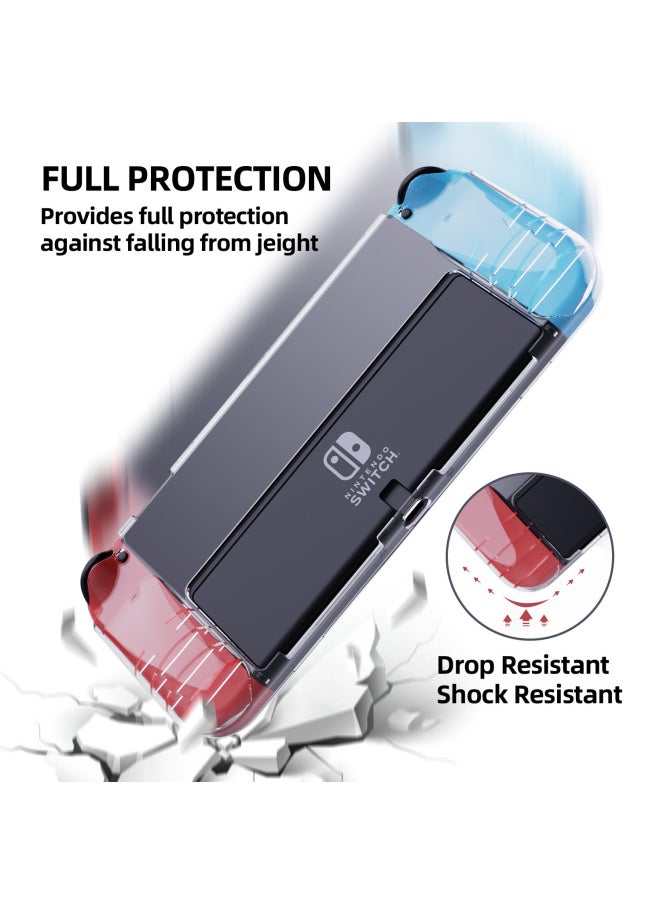 Generic Switch Oled Transparent Protective Shell Nintendo Game Machine Flexible Glue Protective Cover Can Be Installed With Card Direct Sales-Product Color:Transparent-Model:switch2（2025）  - Image 2