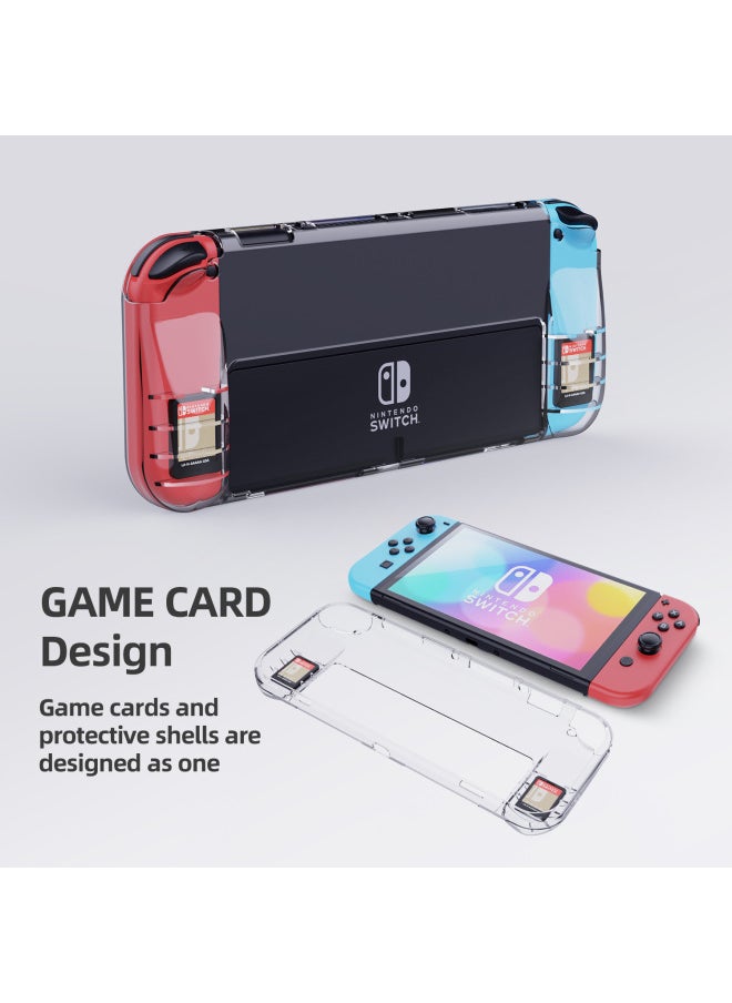 Generic Switch Oled Transparent Protective Shell Nintendo Game Machine Flexible Glue Protective Cover Can Be Installed With Card Direct Sales-Product Color:Transparent-Model:switch2（2025）  - Image 4