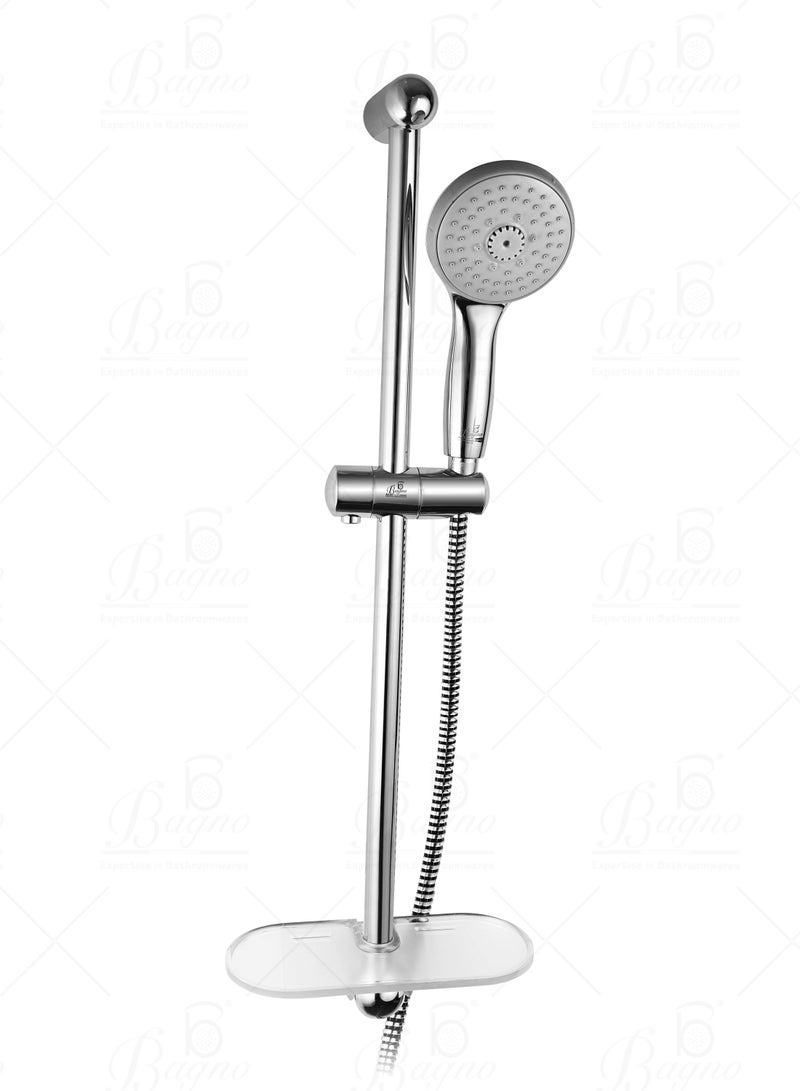 B BAGNO Tempesta Bt02, sliding bar, b bagno sliding bar wall mounted shower tempesta, shower rail - Image 1