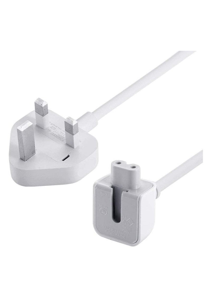 New For Apple MacBook UK Plug Power Adapter Extension Cable Lead  - Image 2