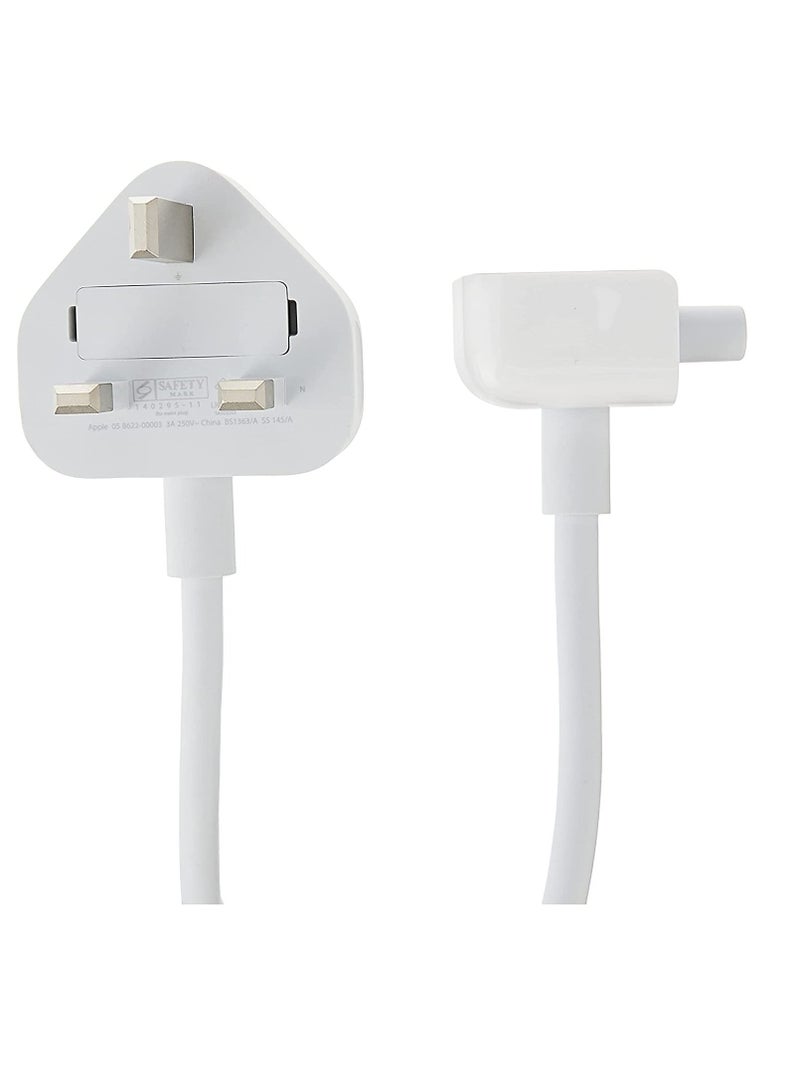 New For Apple MacBook UK Plug Power Adapter Extension Cable Lead  - Image 4