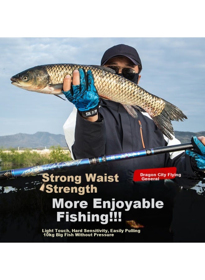 Grsaed Longcheng Feijiang 6.3m 6h Fishing Rod, Handheld Rod, 19 Sections, Carbon Fiber, Ultra-light, Ultra-hard, For Platform Fishing, Carp Rod, Crucian Carp Pole - Image 3