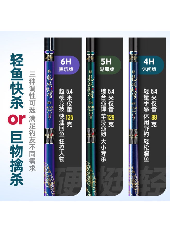 Grsaed Longcheng Feijiang 6.3m 6h Fishing Rod, Handheld Rod, 19 Sections, Carbon Fiber, Ultra-light, Ultra-hard, For Platform Fishing, Carp Rod, Crucian Carp Pole - Image 2