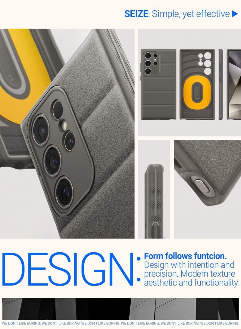 Caseology Athlex Samsung Galaxy S24 Ultra Case Cover (2024) Military Grade - Active Gray - Image 3