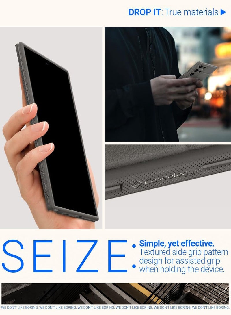 Caseology Athlex Samsung Galaxy S24 Ultra Case Cover (2024) Military Grade - Active Gray - Image 4