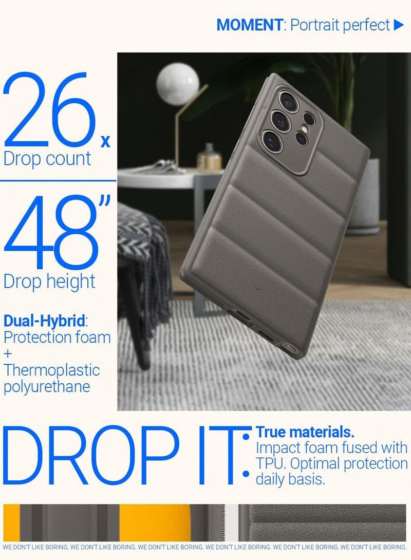 Caseology Athlex Samsung Galaxy S24 Ultra Case Cover (2024) Military Grade - Active Gray - Image 5