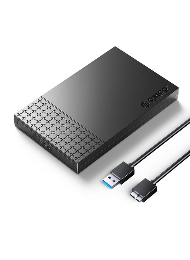 BURAQ ORICO ORICO-2526U3-V1 2.5 inch USB 3.0 Micro-B Hard Drive Enclosure External Storage Case(Black) - Image 1