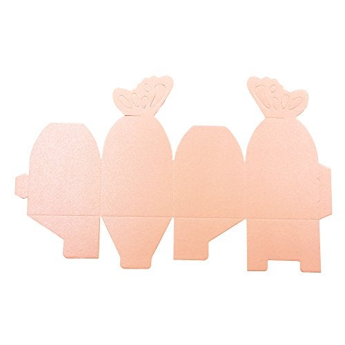 AWESON PARTY Pink Butterfly Candy Treat Boxes Set Wedding Party Favors Mother’s Day Birthday Baby Shower Party Small Gift Box Bulk Supplies 2x2x2 inch, 50pc - Image 4