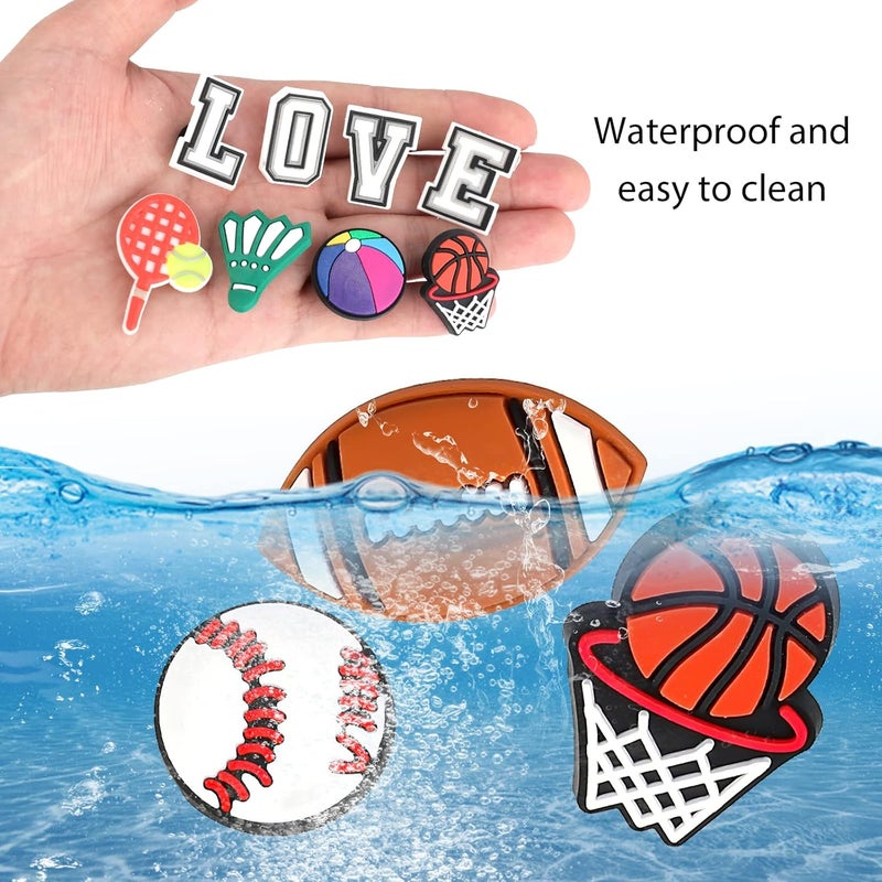 klarako Letters Numbers Shoe Charms, A-Z Letters & 0-9# Numbers Clog Charms DIY Shoes Pins for Boy Girl Teens Men Women and Adults - Image 4