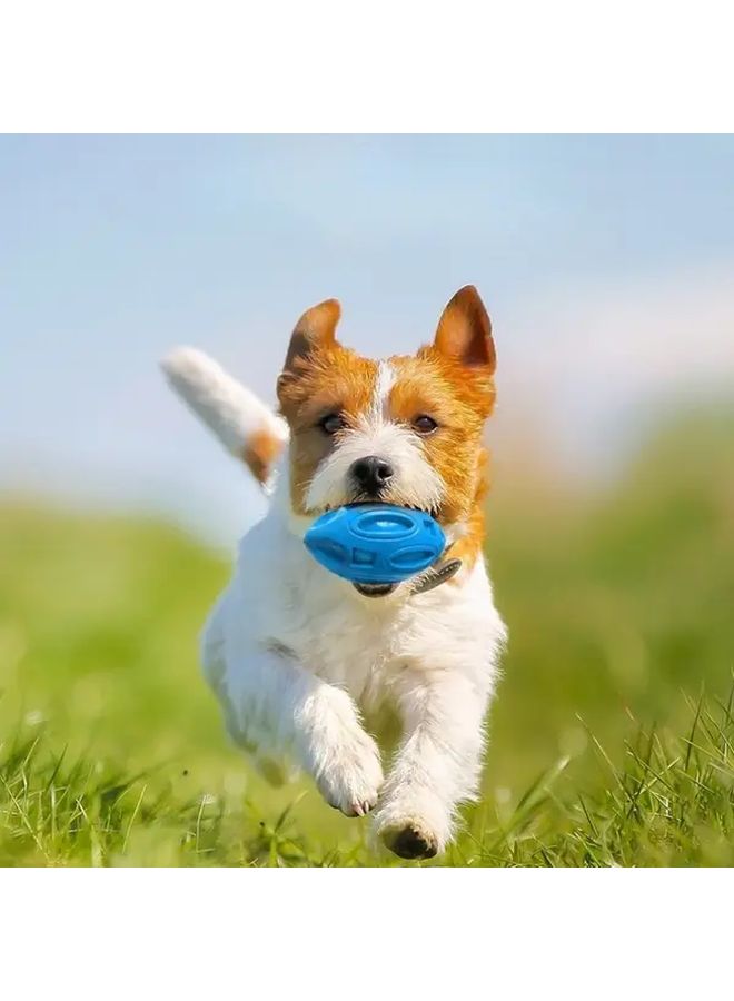 كرة كلب زرقاء غير قابلة للكسر من المطاط الصدوي متينة مقاومة للمضغ للكلاب التي تمضغ بقوة - Image 2