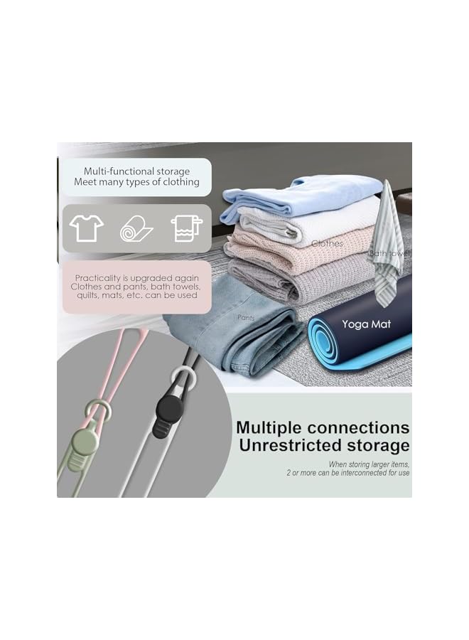 PROMASS 24Pcs Silicone Cable Straps Cord Organizer for Bundling Earphone, Phone Charger, Computer Cords, Reusable Cable Ties Wire Organizer in Home,Office,Kitchen,School - Image 4