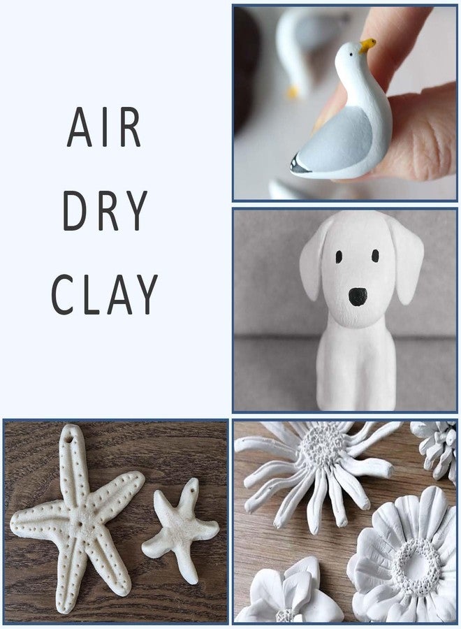 Greenify White Air Dry Clay 950g for Lippan Art, Pottery, Craft Projects, DIY Sculpting, Handmade Modeling, Moulding, and Creative Artwork | Smooth Finish Mouldit Clay for Crafting and Artistic Creations - Image 3