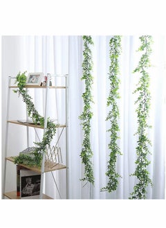 Generic 2 Pack Faux Eucalyptus Garland 6Ft/Pack Artificial Vines Greenery UV Protected Indoor Outdoor for Wedding Table Runner Doorways Decoration  - Image 3