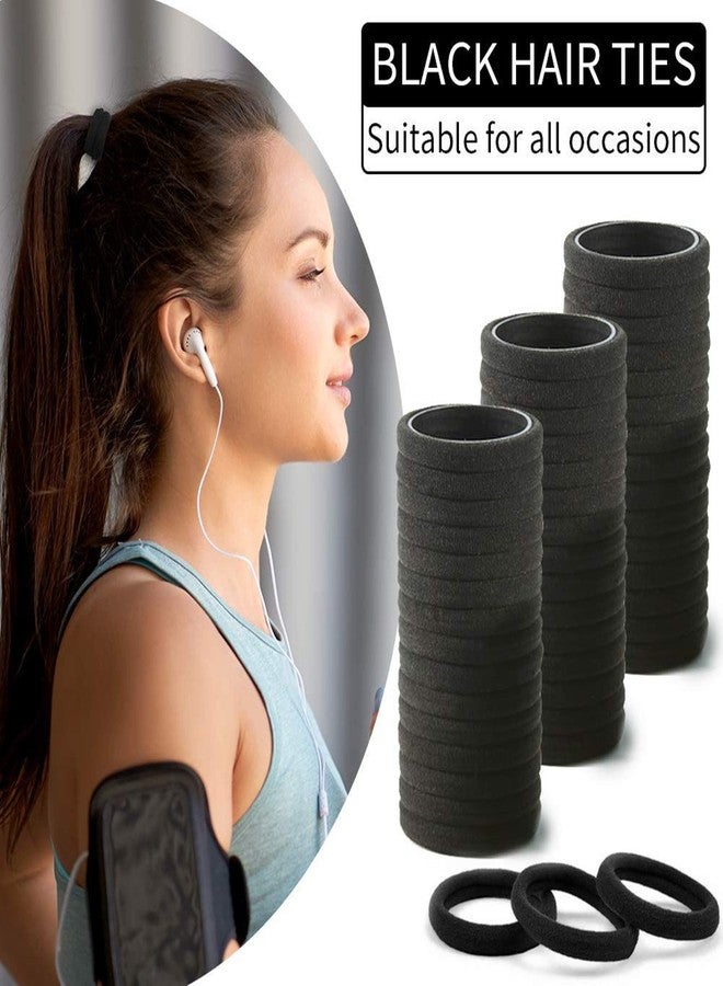 DIAN Pack of 30 Black Hair Rubber Bands, Ponytail Holders, Hair Tie, Hair Bow, Hair Accessories for Women, Teens and Girl - Image 3