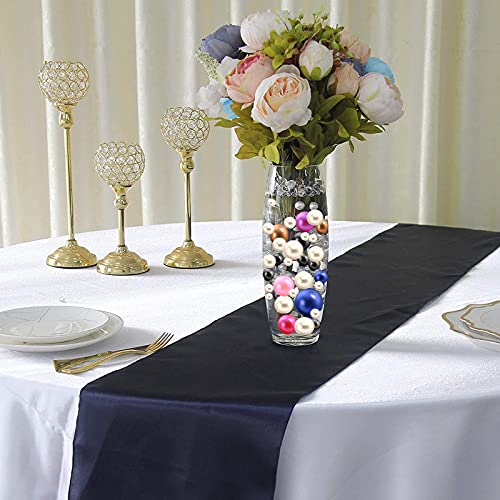 Zsynka 200 Pieces Floating NO Hole Pearls for Vases,Creamy White,Black Floating Beads for Centerpieces,Floatings Candles,Makeup Brush Beads,Artificial Fake Pearl,Home Weddings Table Centerpieces Party Decor - Image 3