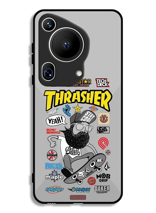 Tolwak Huawei Pura 70 Ultra Protective Case Cover Thrasher Sticker - Image 1