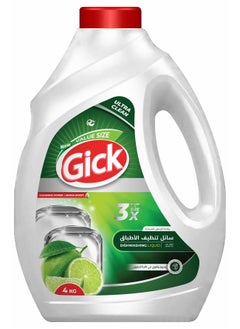 Gick Gick Dishwashing Liquid Lemon Scent 4Kg  - Image 1