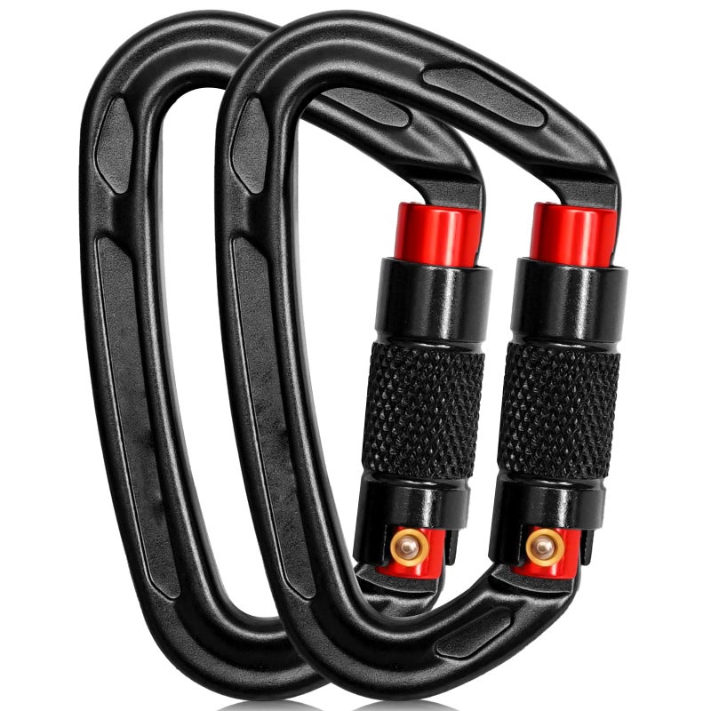 Automatic Locking Carabiner – Twist Lock, Spring Gate, for Safety Harness, Outdoor Gear