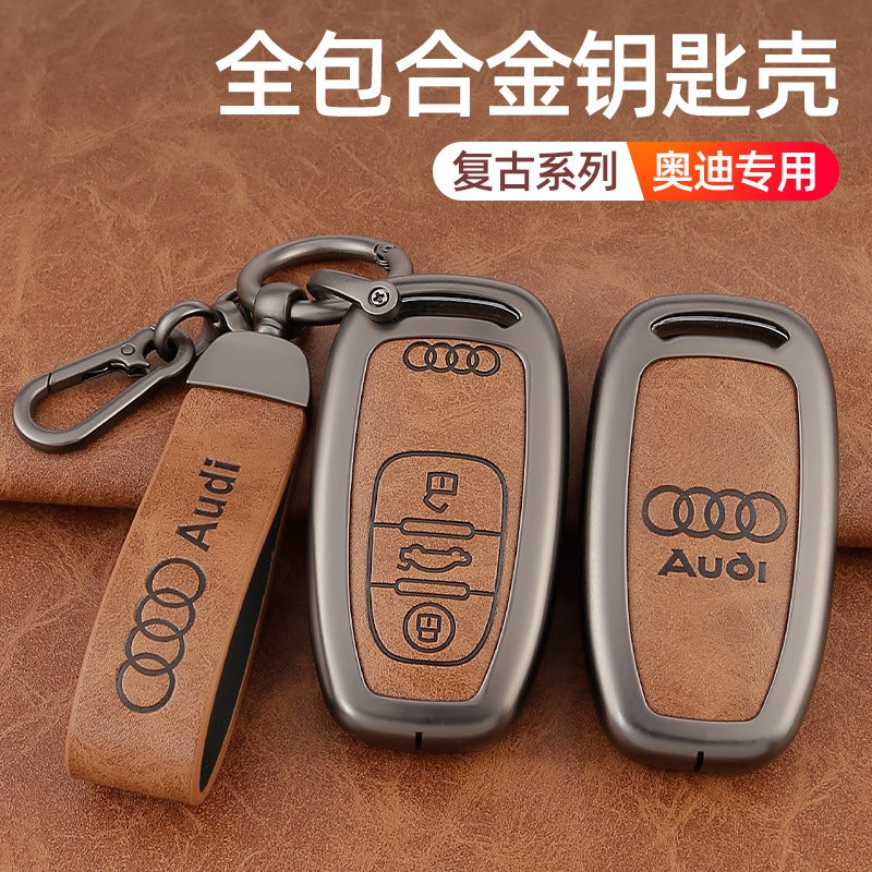 Suitable For 22 Audi Q5L Key Covers 23 Models A4 Shell A5 Buckle Q7 Male A6L Car S5 Decorative S4 Supplies Bag - Image 2