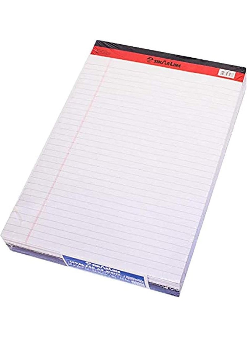 Sinarline Writing Pad A4 - White -40 Sheets - (10 pc)
