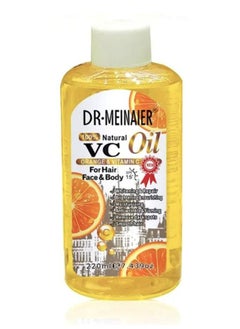 DR.MEINAIER 100% Natural Vitamin C Oil With Orange And Vitamin C For Facial And Body Hair 220 ML 
