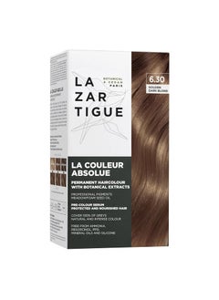 Lazartigue Lazartigue La Couleur Absolue 1.00 Intense Black - Permanent Haircolour with Botanical Extracts - Nourishing Color and Shine - Free From Ammonia, PPD, Resorcinol, Mineral Oils and Silicone - Vegan 