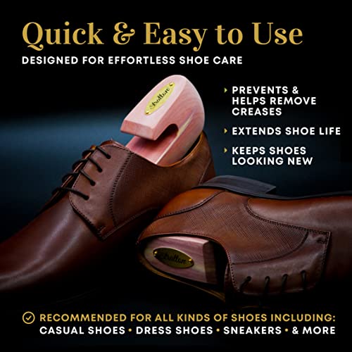 Stratton MEN’S ADJUSTABLE SPLIT TOE CEDAR SHOE TREE - GROWN IN USA (X-Large / 11.5-13.5 US, 1-pack) - Image 3