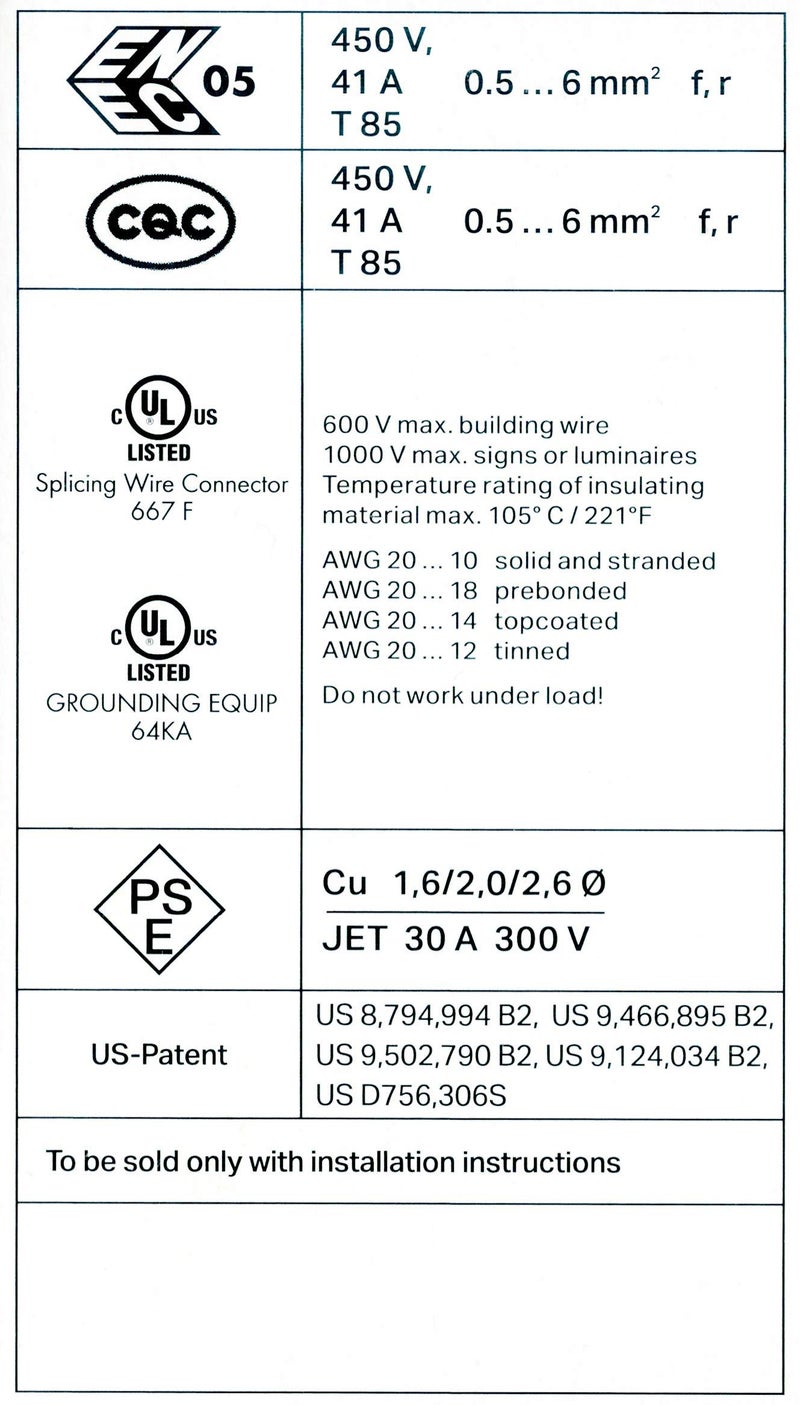 Wago 221-612 Lever-Nuts 10AWG 2 Conductor Compact Wire Connectors 50 PK - Image 5