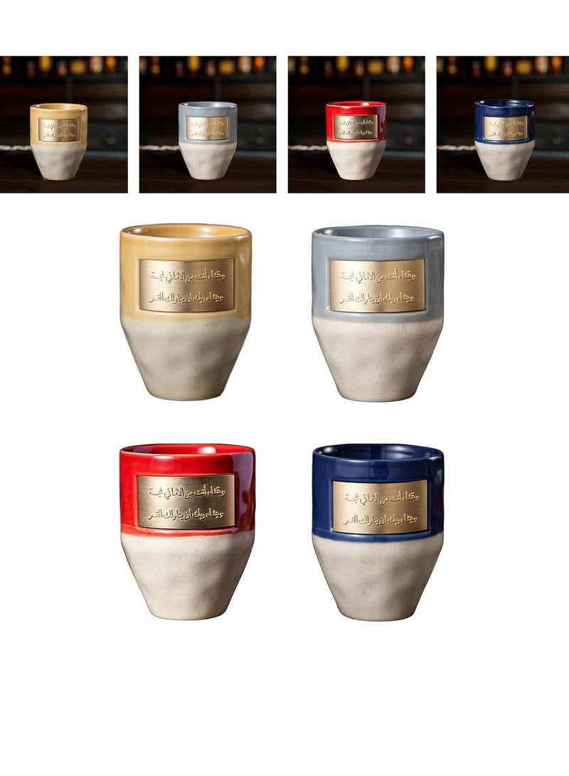 Creative Ceramic Coffee Cup with Nameplate, Hand Wash only, Reusable Multi-purpose Drinkware, Environmentally Friendly Recyclable Materials Suitable for Family Gatherings, Restaurants, Gifts  - Image 3