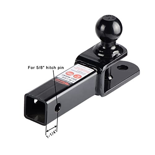 Towever 84209 2 inches ATV Receiver Hitch 3 in 1 Ball Mount with 2 inches Ball - Image 5