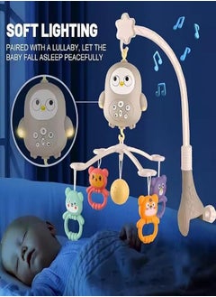Generic Hanging Music Box Toy for Newborns, Portable Rotary Bed Bell with Remote Control for Early Childhood Education  - Image 3