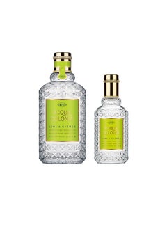 4711 4711 Acqua Colonia Lime & Nutmeg Eau de Cologne 170 ml + 50 ml (Pack of 2)  - Image 1