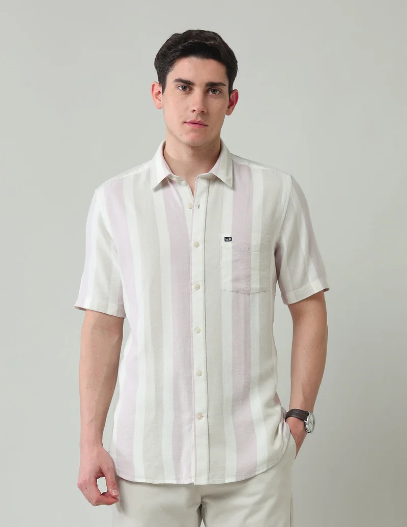 Arrow Vertical Striped Dobby Shirt
