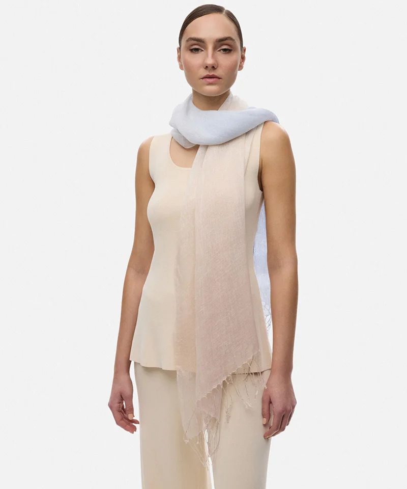 ابيكول Gradient Linen Scarf