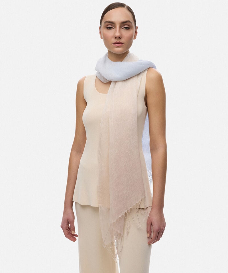 Ipekyol Gradient Linen Scarf - Image 2
