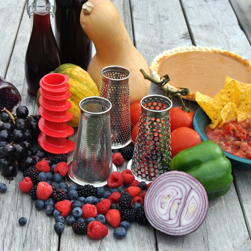 Weston 4 Piece Accessory Kit for Tomato Press and Sauce Maker ,Silver - Image 4