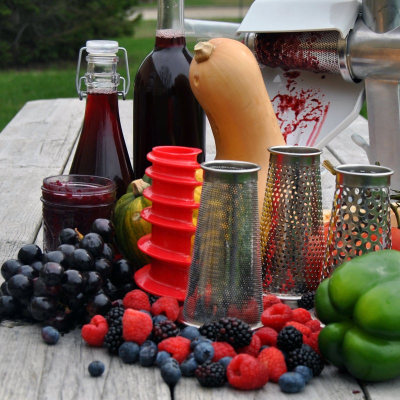 Weston 4 Piece Accessory Kit for Tomato Press and Sauce Maker ,Silver - Image 2