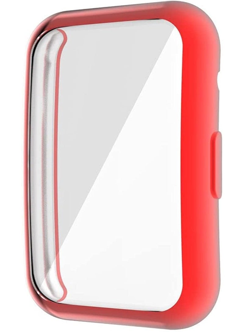 Soft TPU Flexible Screen Protector Case for Huawei Watch Fit 2 (Red) - Image 1