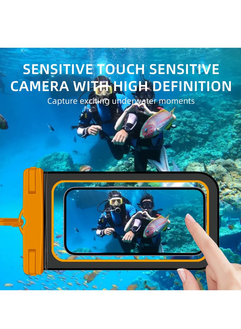 LIMOS Mobile Waterproof Case, Touchscreen Functionality, Waterproof Pouch, Cellphone Dry Bag, Waterproof Cell Phone Case, Drift Diving Swimming Waterproof Bag, for all Smart Cellphones upto 7”  - Image 5
