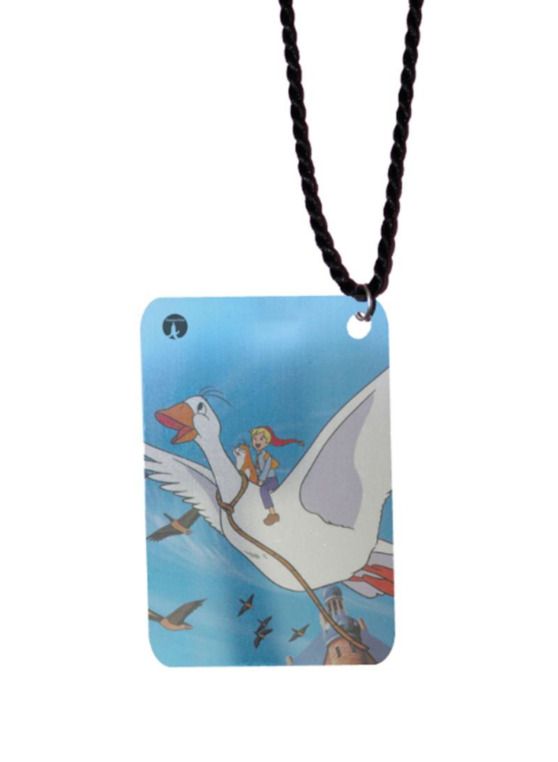 RKN Nils Holgersson Printed Car Mirror Pendant - Image 1