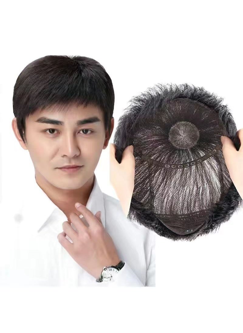 Natural Look Mens Short Wig Hand-WovenShort hair inch (human hair hand weaving needle spin)-S code (52-55cm) Short hair inch (human hair hand weaving needle spin)-S code (52-55cm) - pzsku/ZE6BBEBE71F2A8CA87996Z/45/_/1727184737/4a82aebd-1ce4-4e85-8981-6ea728aedbbd