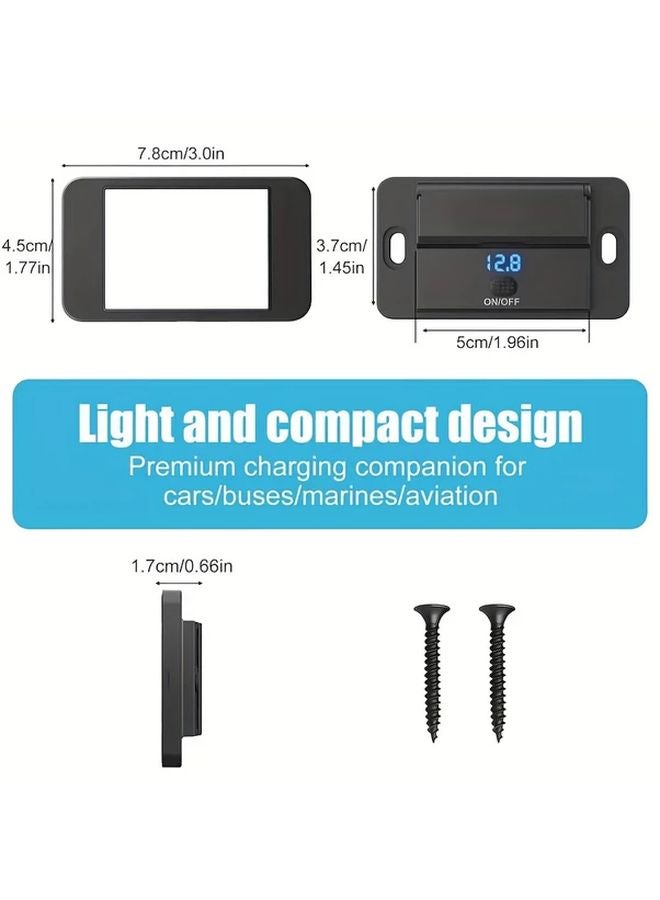 G25 4 in 1 Fast Charging USB C Power Station QC3 0 PD Charger 12V 24V 36V DC Input Output - Image 3