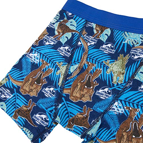 Jurassic World Boys Multipacks With T-rex, Raptor And Triceratops Print Options In Sizes 4, 6, 8, 10 & 12 Boxer Briefs, 5-pack Cotton Boxer Brief, 6 US - Image 4