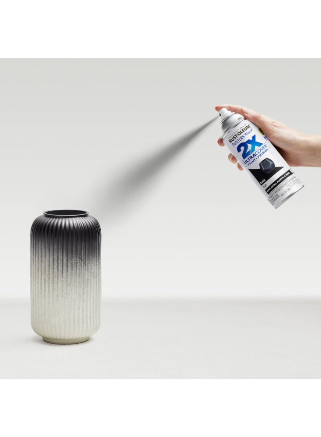 رست أوليوم Rust-OlEUM 249127 Painter'S Touch 2X Ultra Cover Paint Sprayers, 12 Oz, Flat Black - Image 5