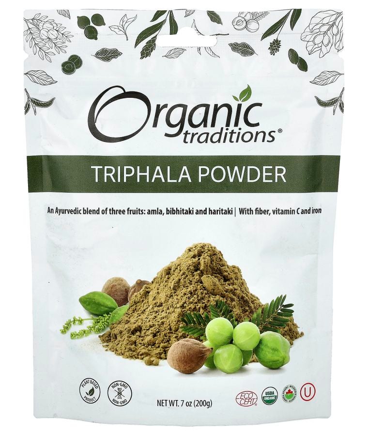 Organic Traditions Triphala Powder 7 oz ( 200 g)